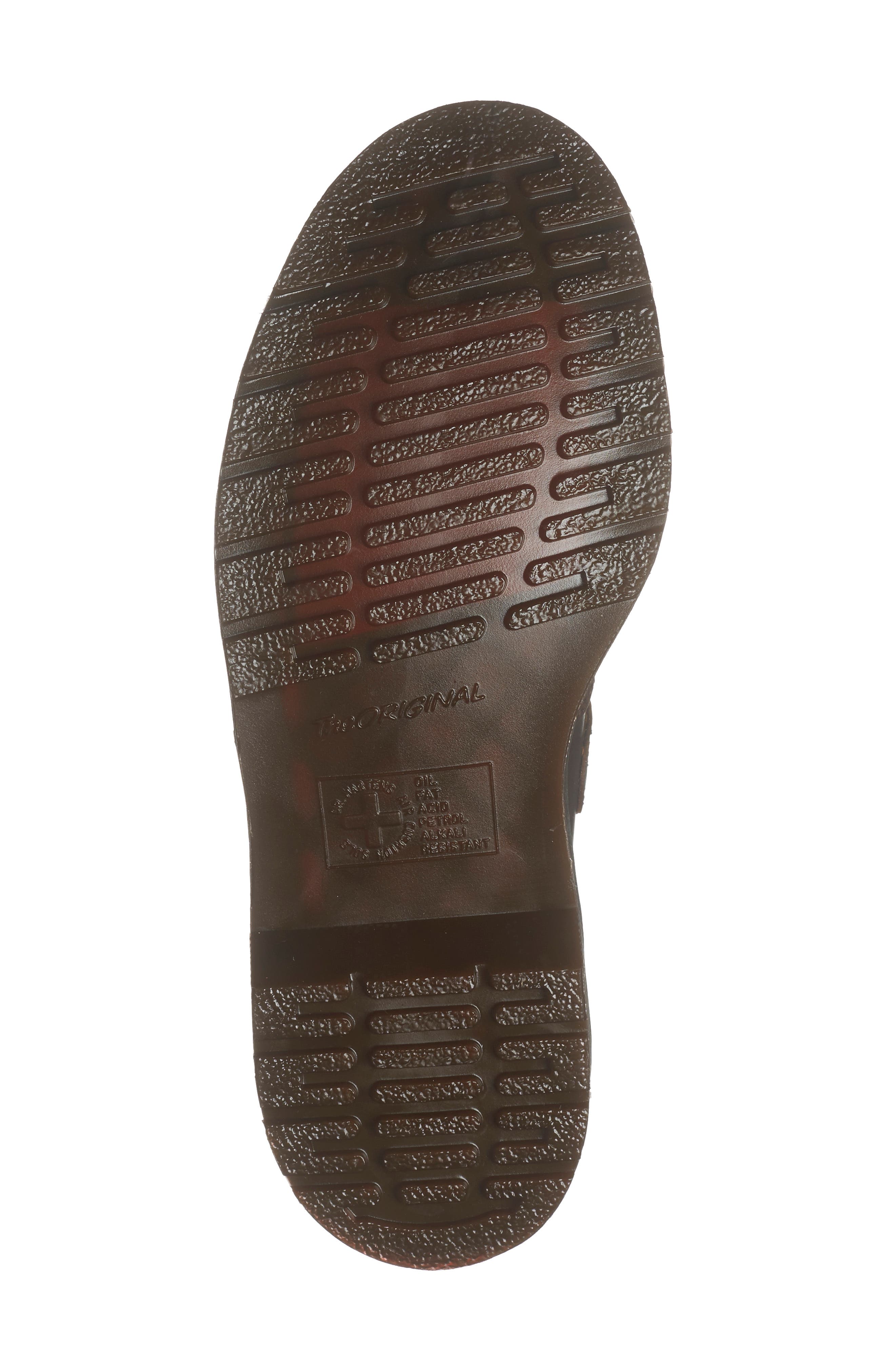 Dr. Martens Flower Mary Jane Flat, Alternate, color, Dark Brown