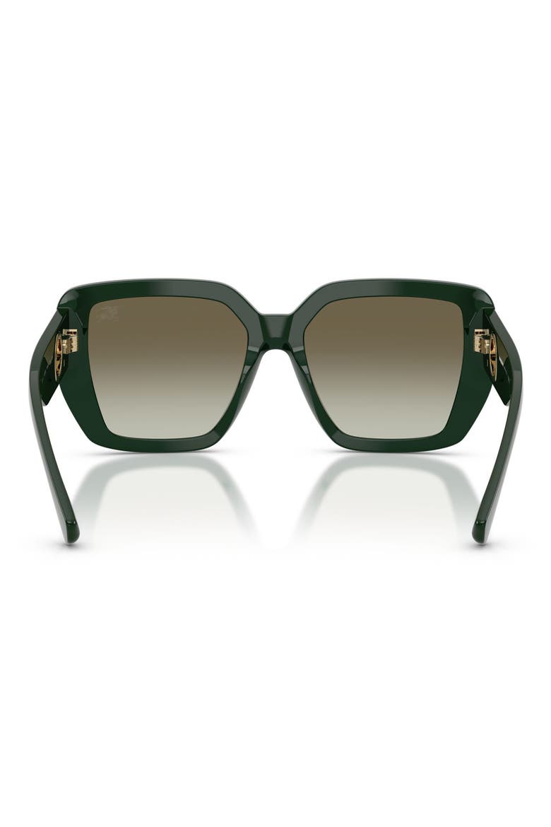 54mm Square Sunglasses, Alternate, color, GREEN / GREEN GRADIENT