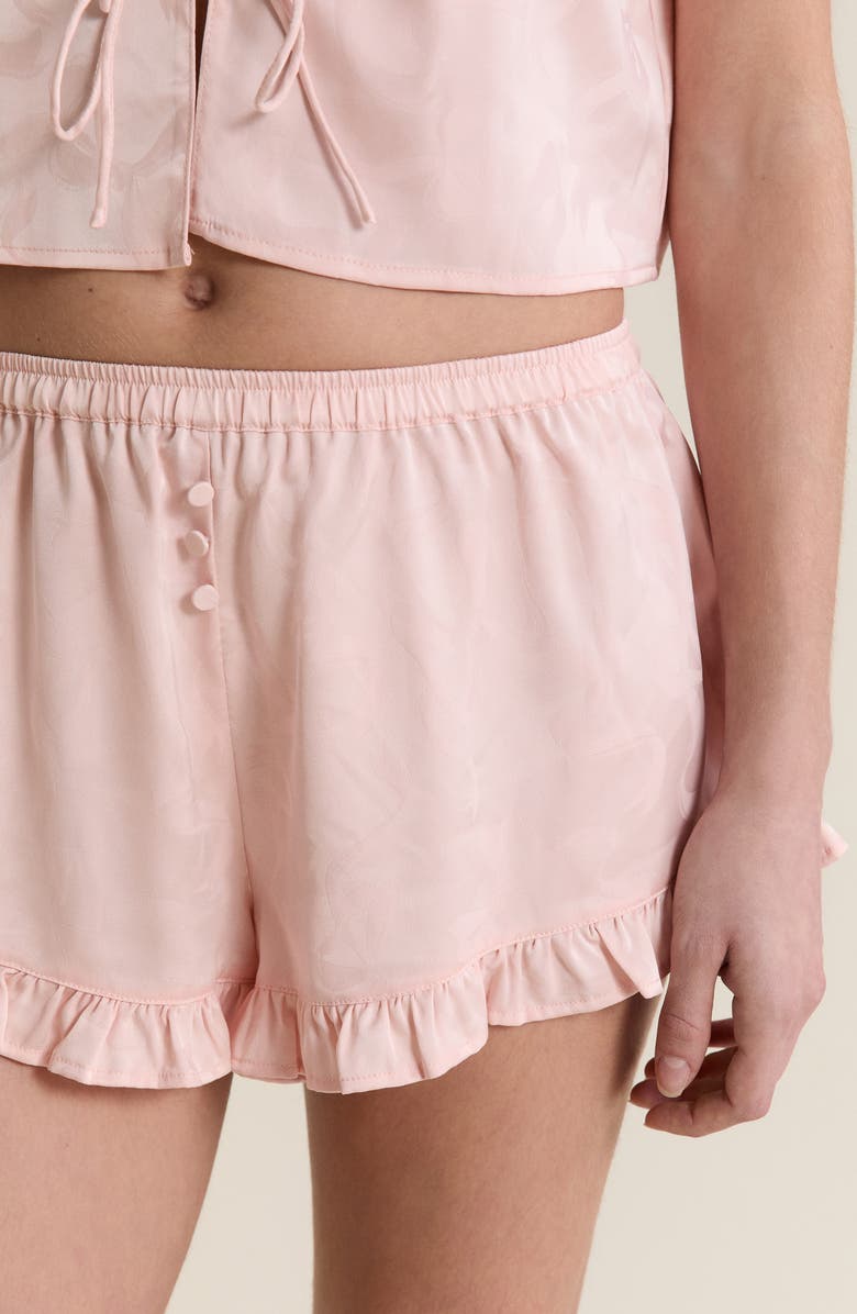 Etam Spiree Sleep Shorts, Alternate, color, Fond Rose