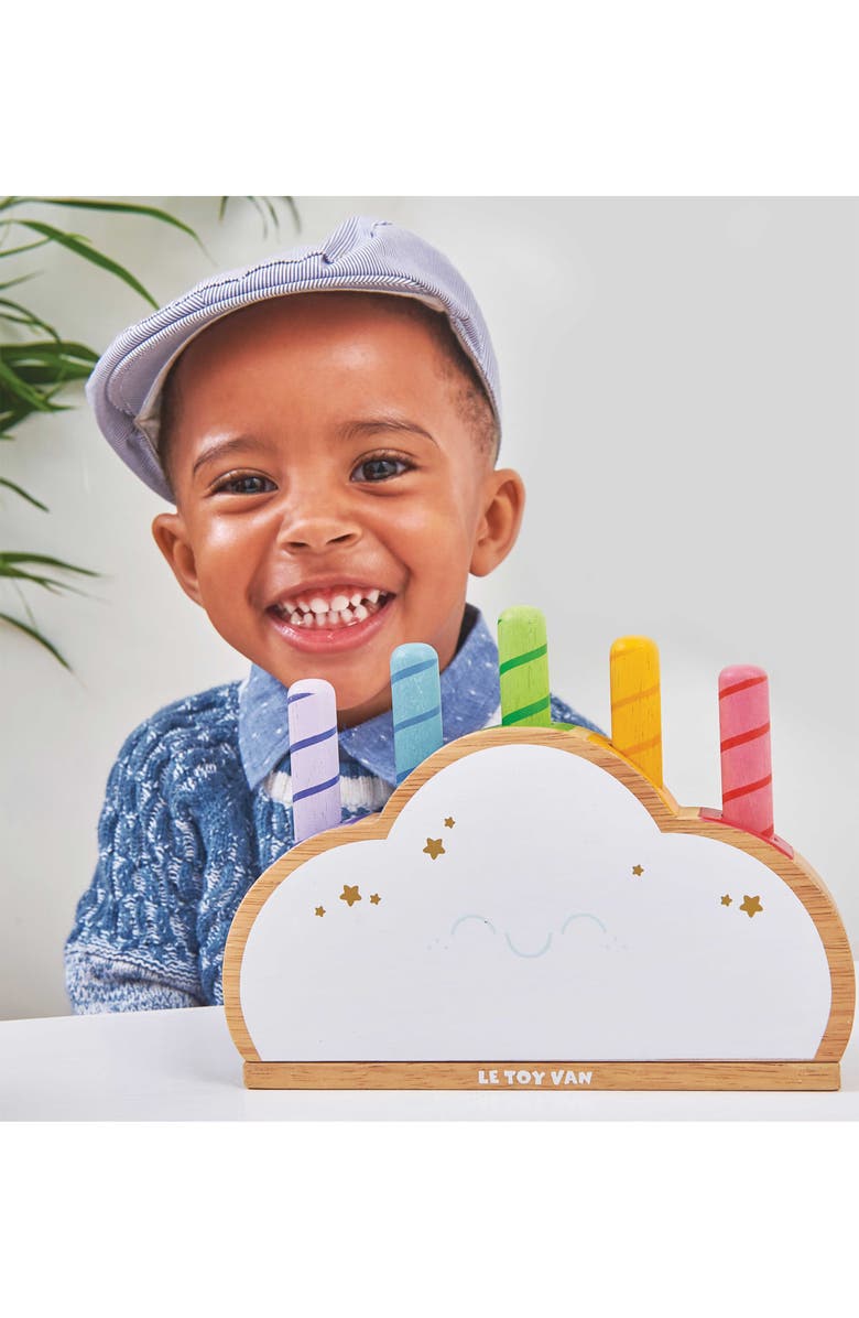 Le Toy Van Rainbow Cloud Pop, Alternate, color, 