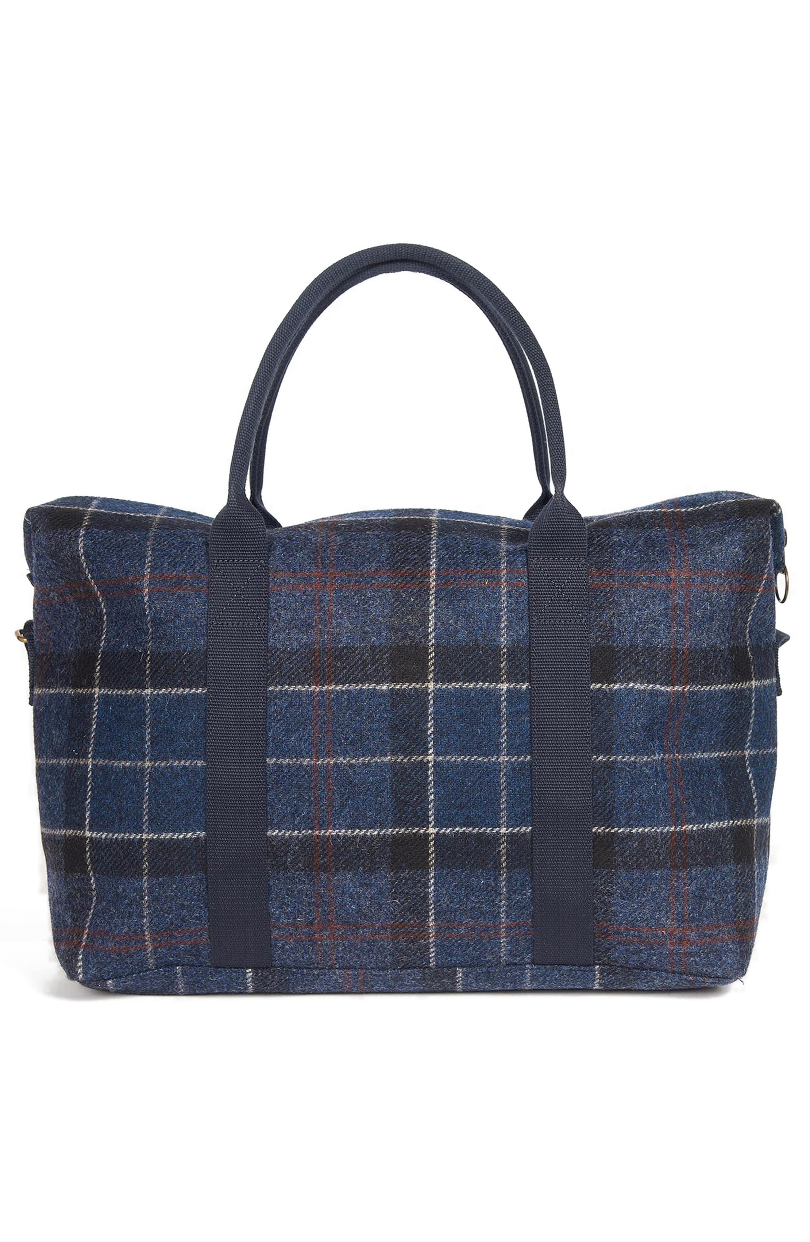 Barbour Tevoit Tartan Wool Holdall, Alternate, color, 