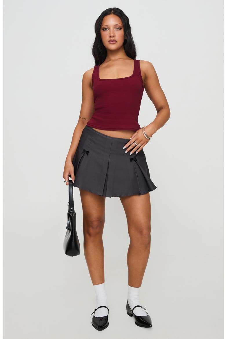 Baseline Square Neck Crop Tank, Alternate, color, RED