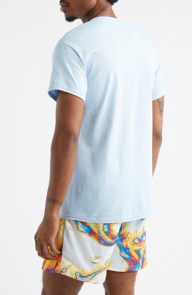 OVERTIME Splash Cotton Graphic T-Shirt, Alternate, color, Blue