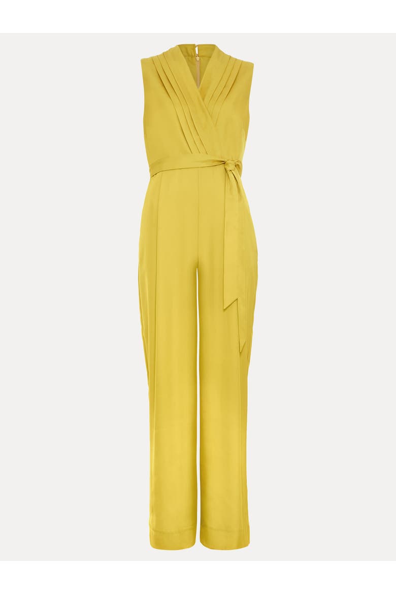 Taylor High-Waist Wrap Jumpsuit, Alternate, color, Yellow