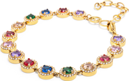 Nialaya Multicolored CZ Tennis Bracelet