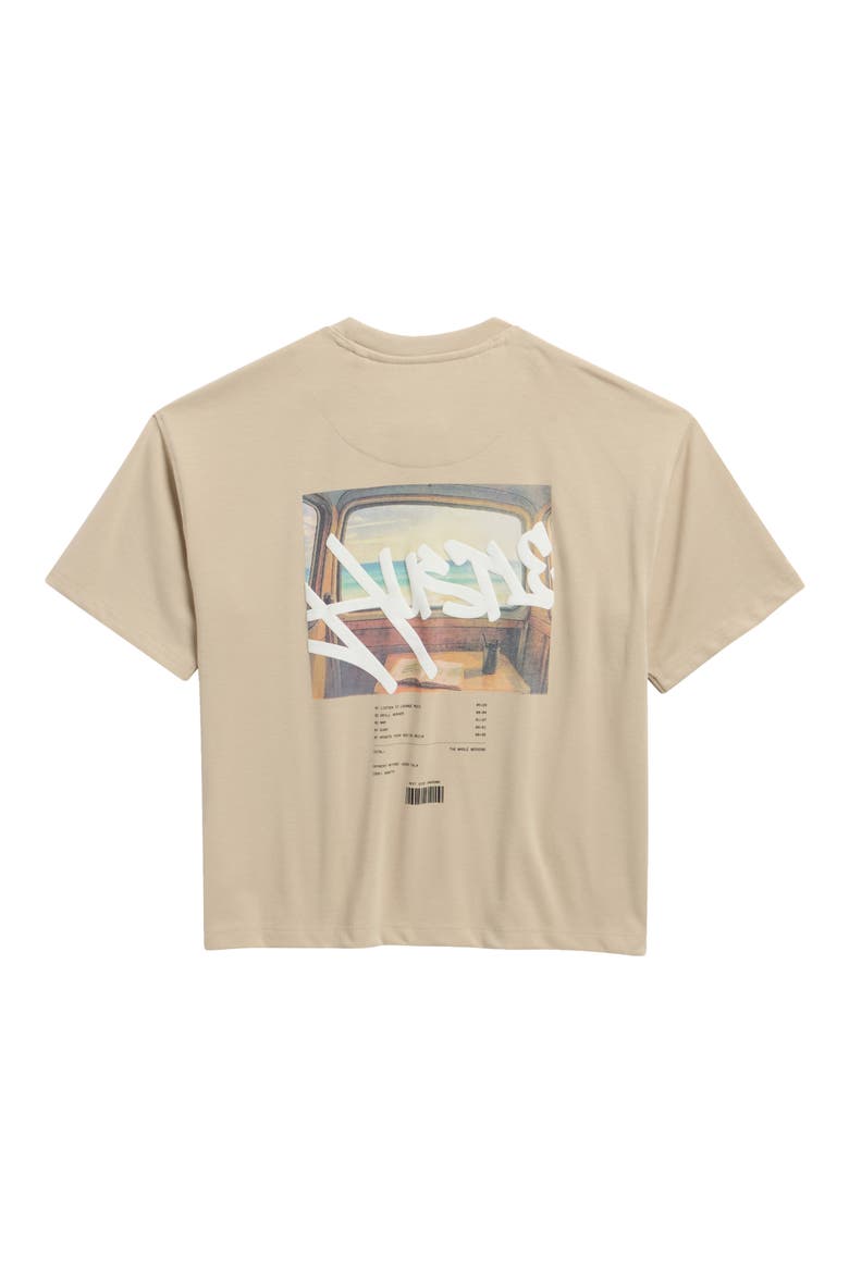 Kids' Bill Graphic T-Shirt, Alternate, color, KHAKI