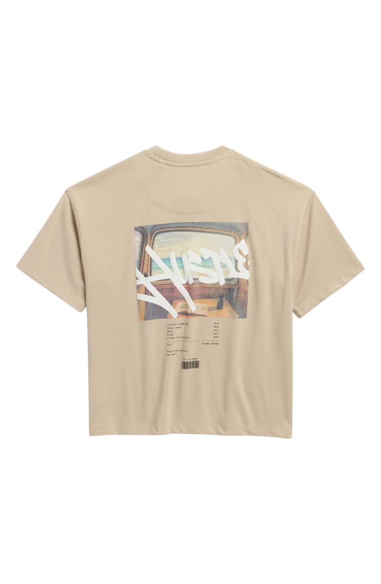 DENIM AND FLOWER Kids' Bill Graphic T-Shirt, Alternate, color, Khaki