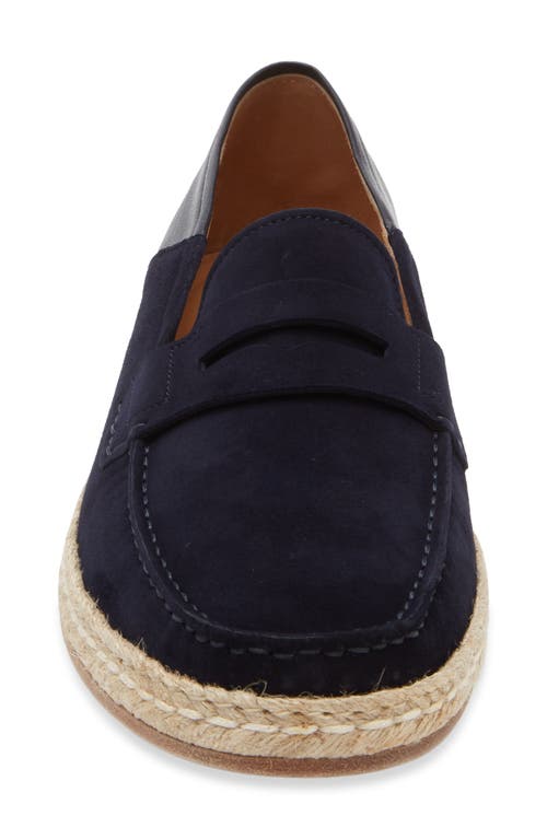 Jm Weston Uzes Espadrille Convertible Loafer In Navy