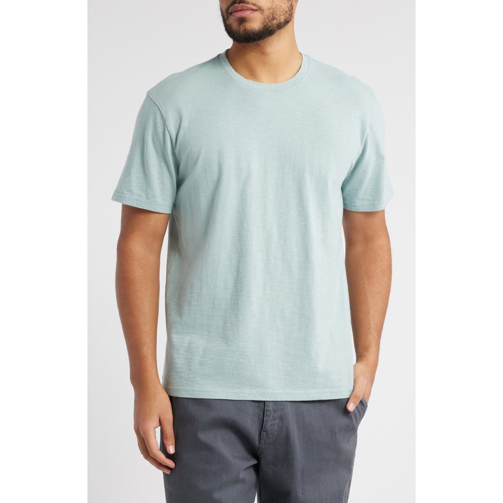 Treasure & Bond Lived In Slub Jersey Crewneck T-shirt In Blue