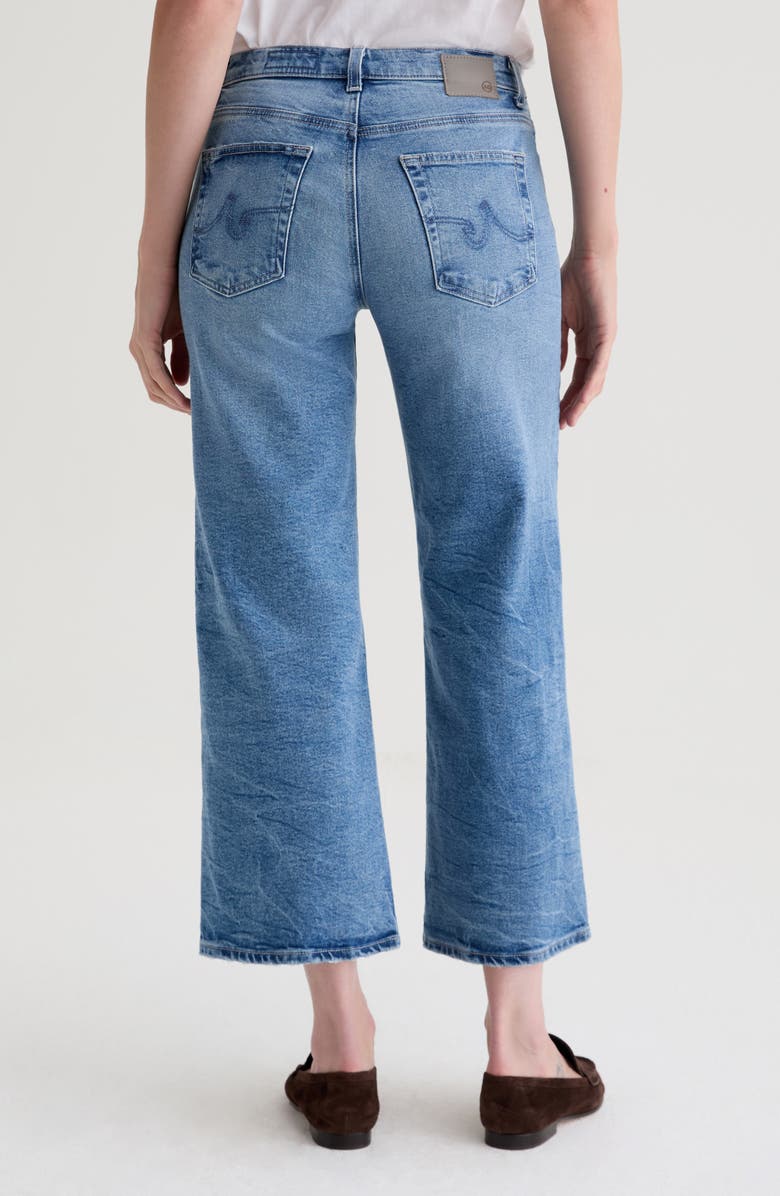 AG Saige Mid Rise Ankle Wide Leg Jeans, Alternate, color, Masterpiece