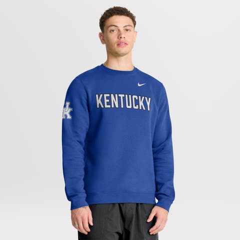 Men's Nike Royal Kentucky Wildcats 2026 Sideline Club Sweatshirt