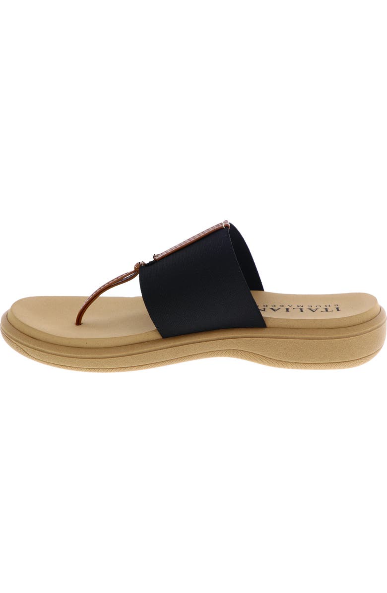ITALIAN SHOEMAKERS Jahzara Elastic Strap Sandal, Alternate, color, Black