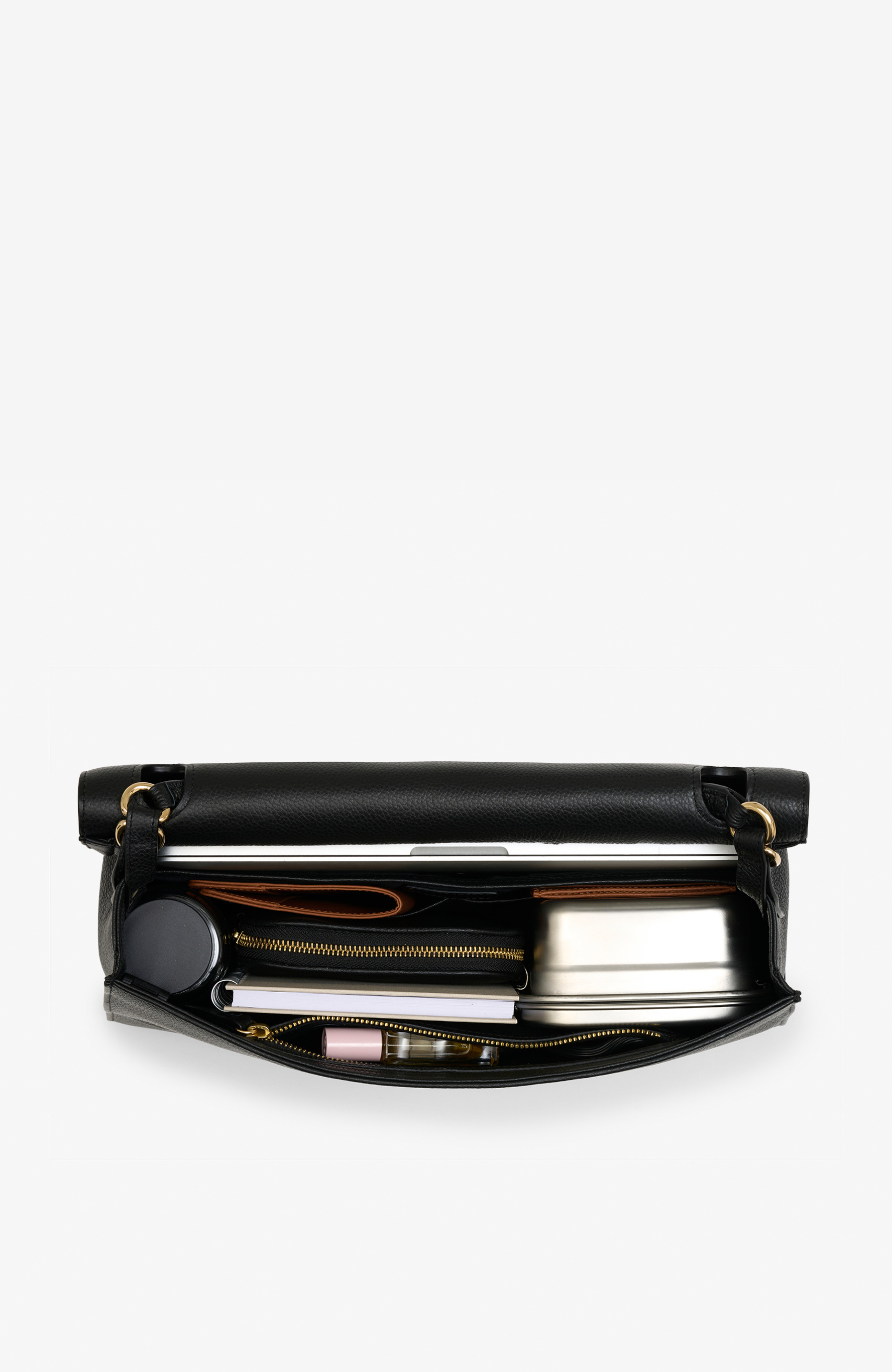 Signature Briefcase, Alternate, color, Black/Gold