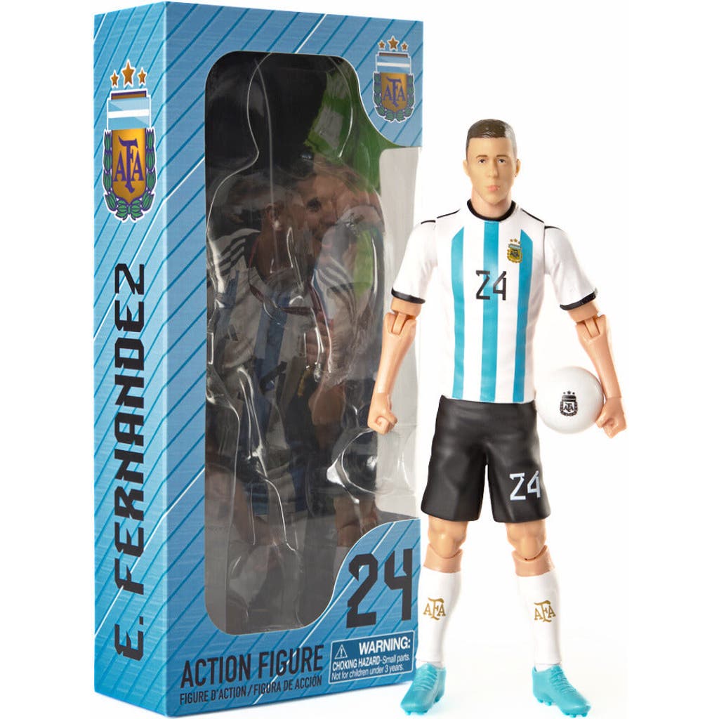 Banbo Toys SOCKERS Argentina AFA Enzo Fernandez 8" Collectible Soccer Action Figure in Blue  product