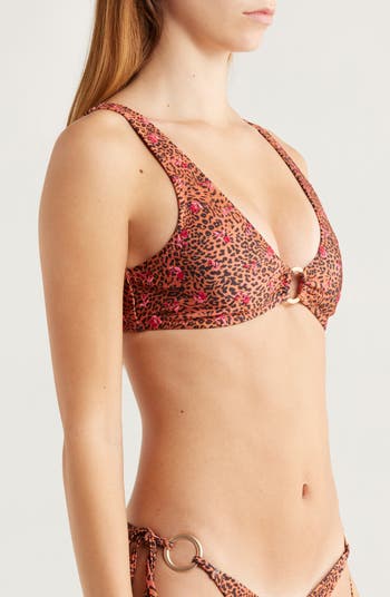 Ring Contour Crop Bikini Top