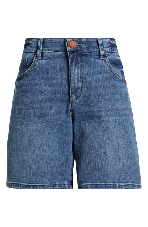 Wit & Wisdom High Waist Relaxed Denim Shorts