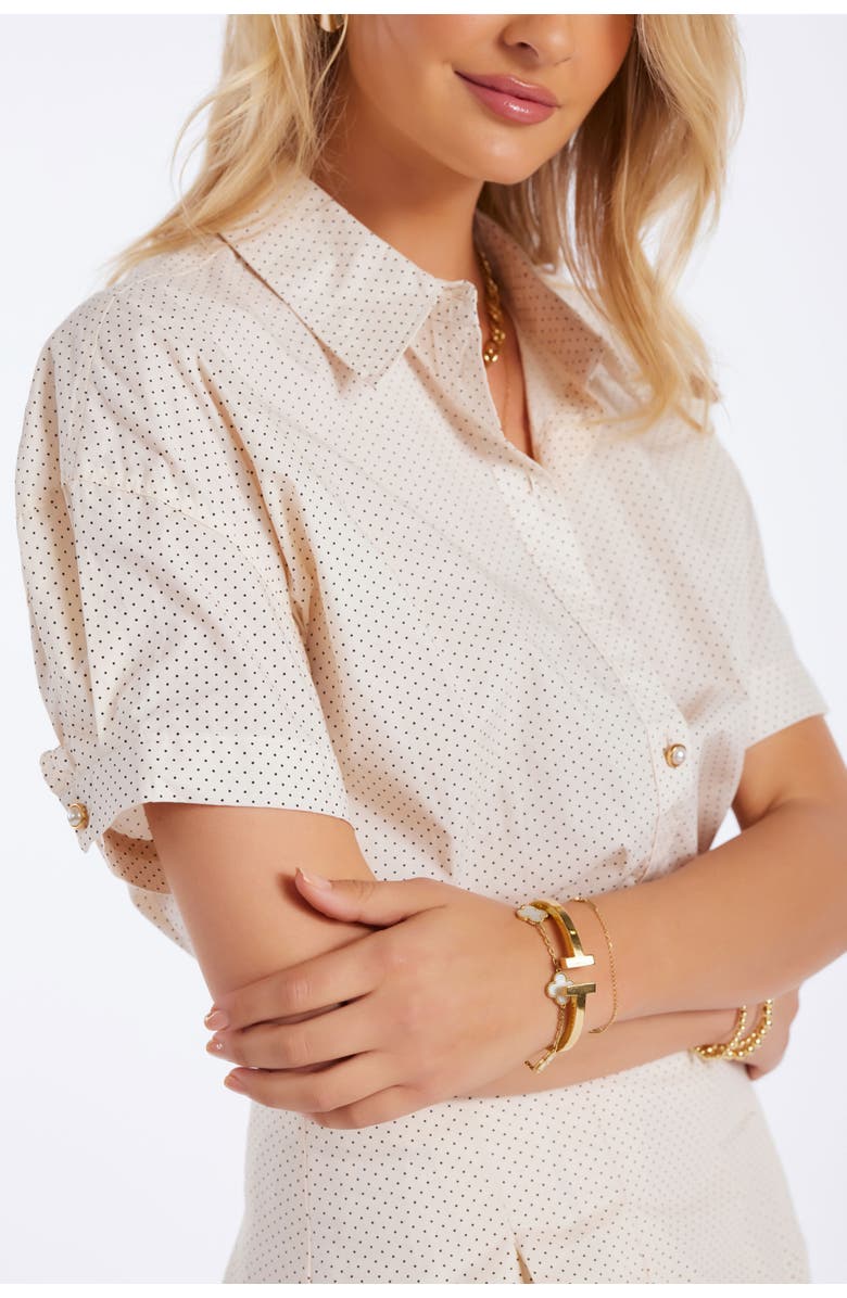 Bishop + Young Palma Poplin Top, Alternate, color, Micro Polka Dot