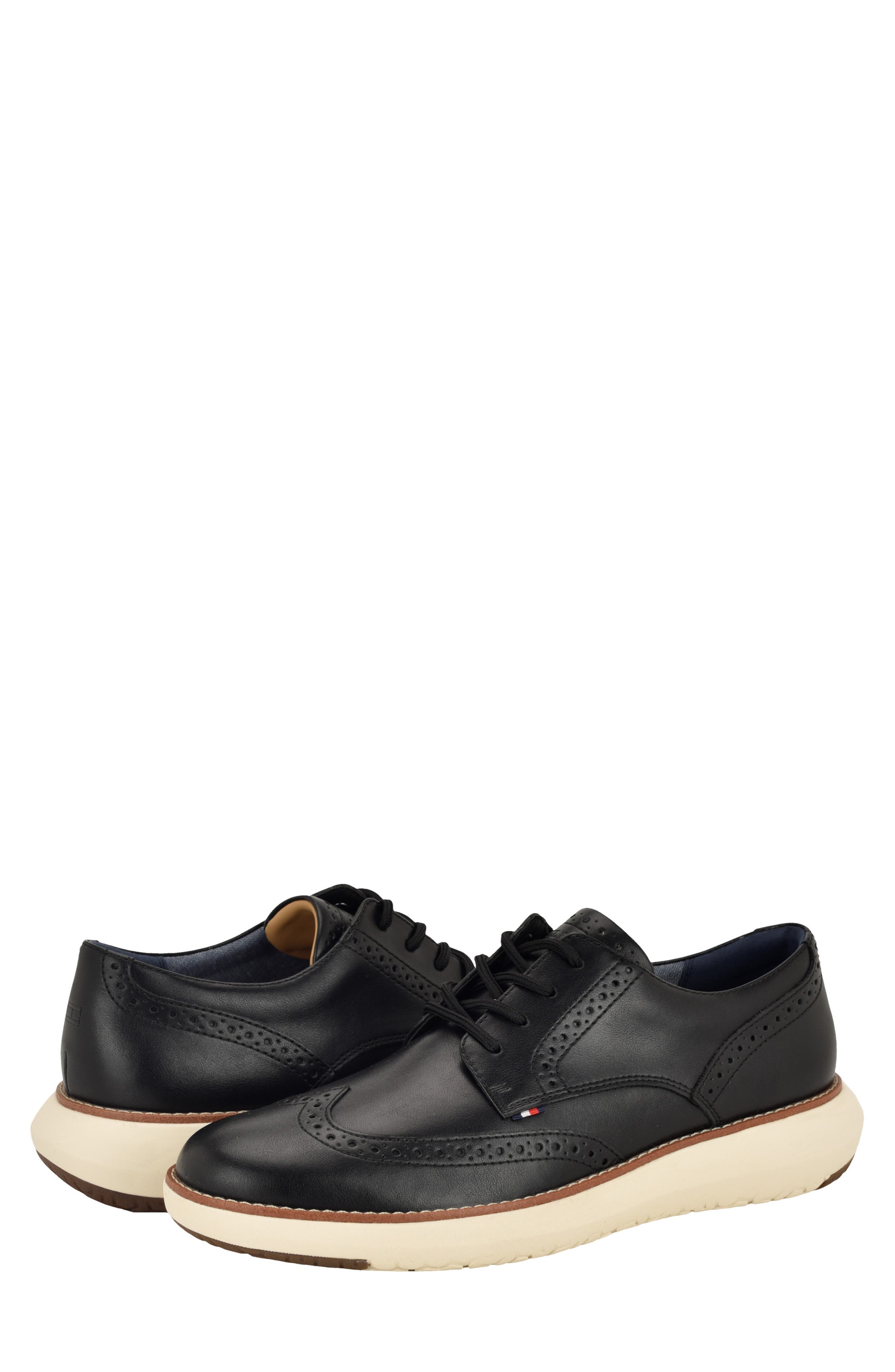 Foyer Wingtip Oxford, Alternate, color, BLACK