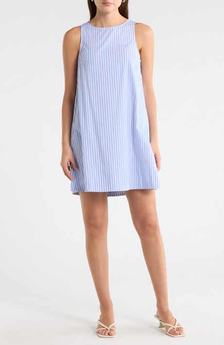 Madewell Leilani Cotton Chambray Shift Dress