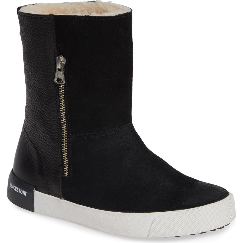 Blackstone Ql40 Genuine Shearling Lined Boot In Animal Print