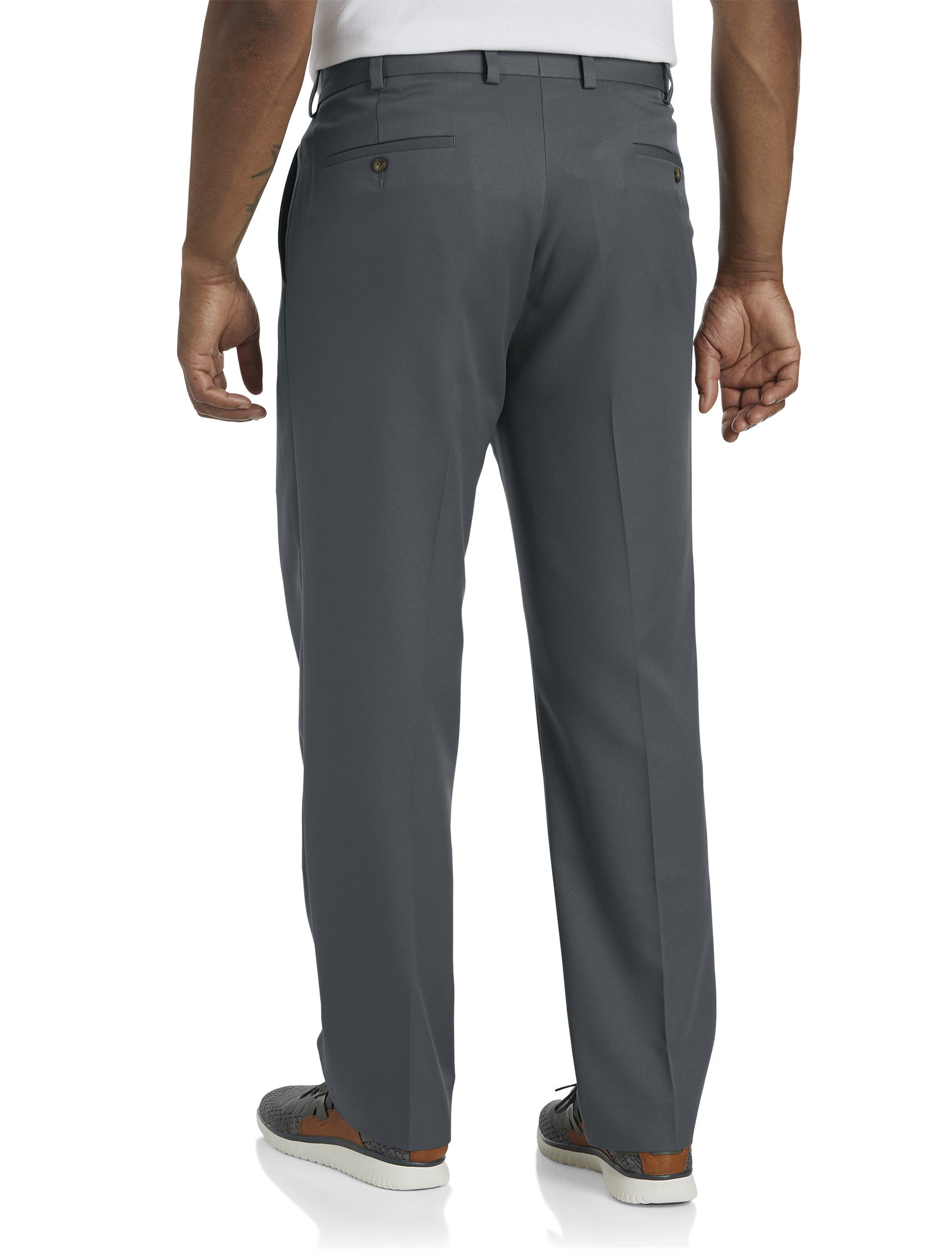 Big & Tall Microfiber Dress Pants - image 4
