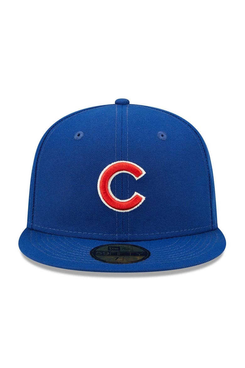 Men's New Era Royal Chicago Cubs 2016 World Series Champions Citrus Pop UV 59FIFTY Fitted Hat, Alternate, color, Royal