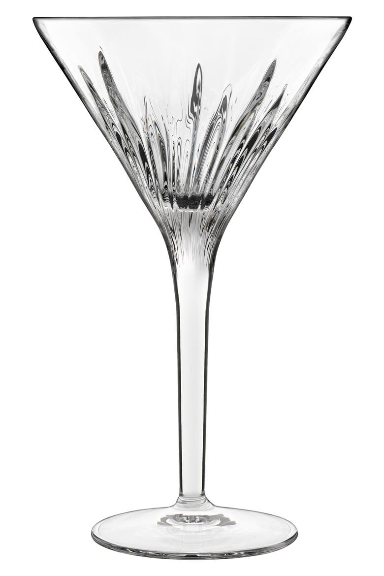 Mixology Set of 4 Martini Glasses, Main, color, CLEAR