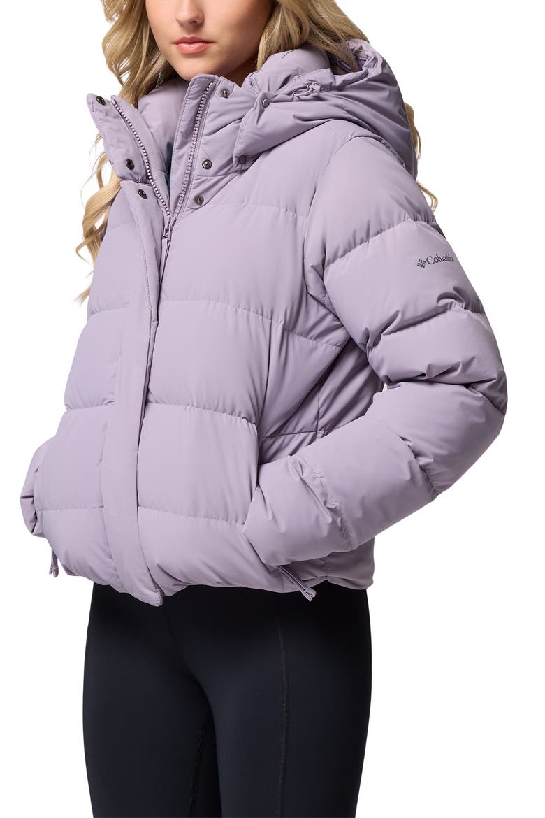 Amaze Puff Hooded Jacket, Alternate, color, SHALE PURPLE
