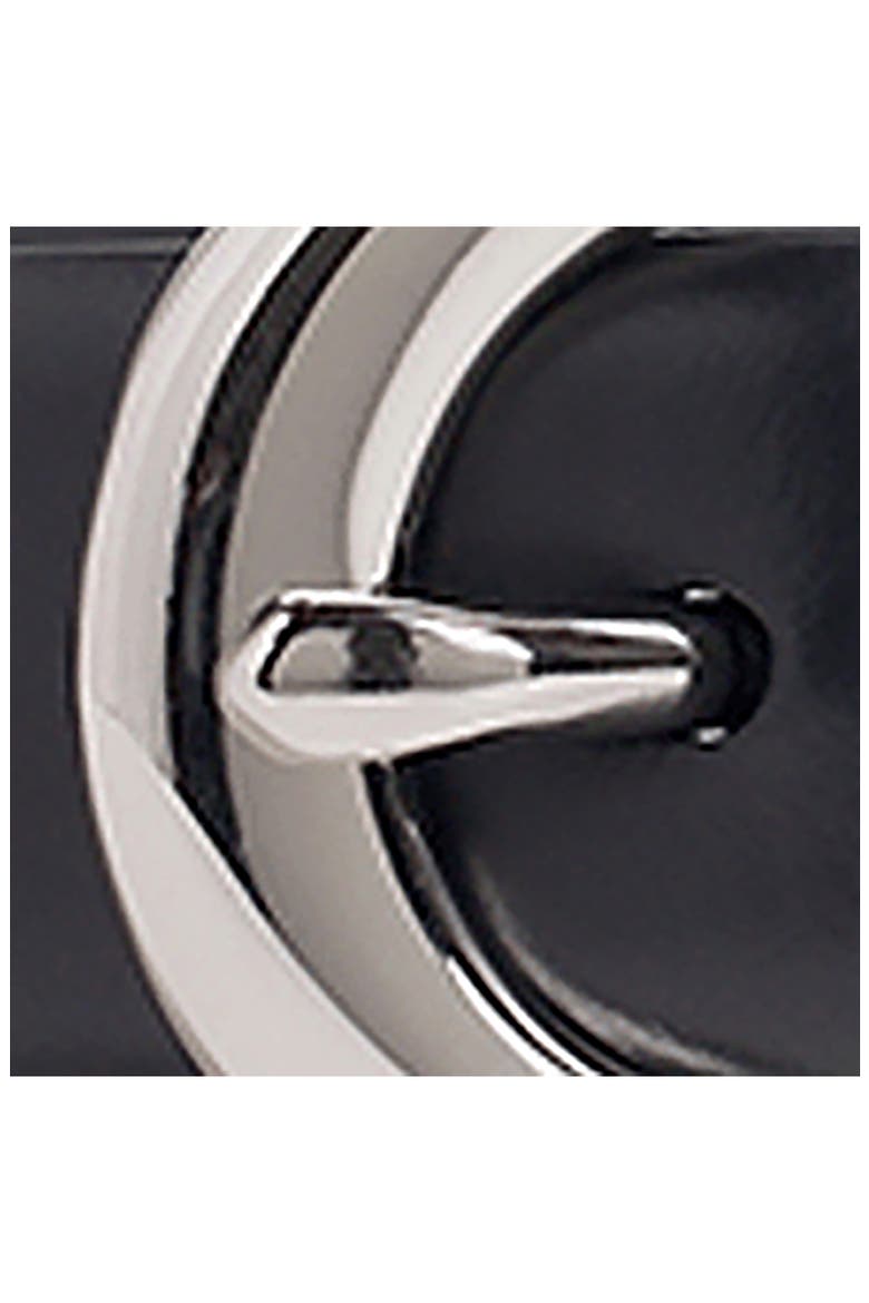 The Jordan Leather Belt, Alternate, color, BLACK / NICKEL