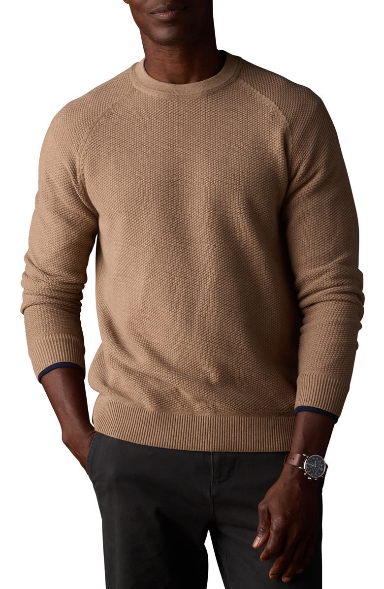 The Normal Brand Coolmax Cotton Blend Sweater, Main, color, Dark Taupe