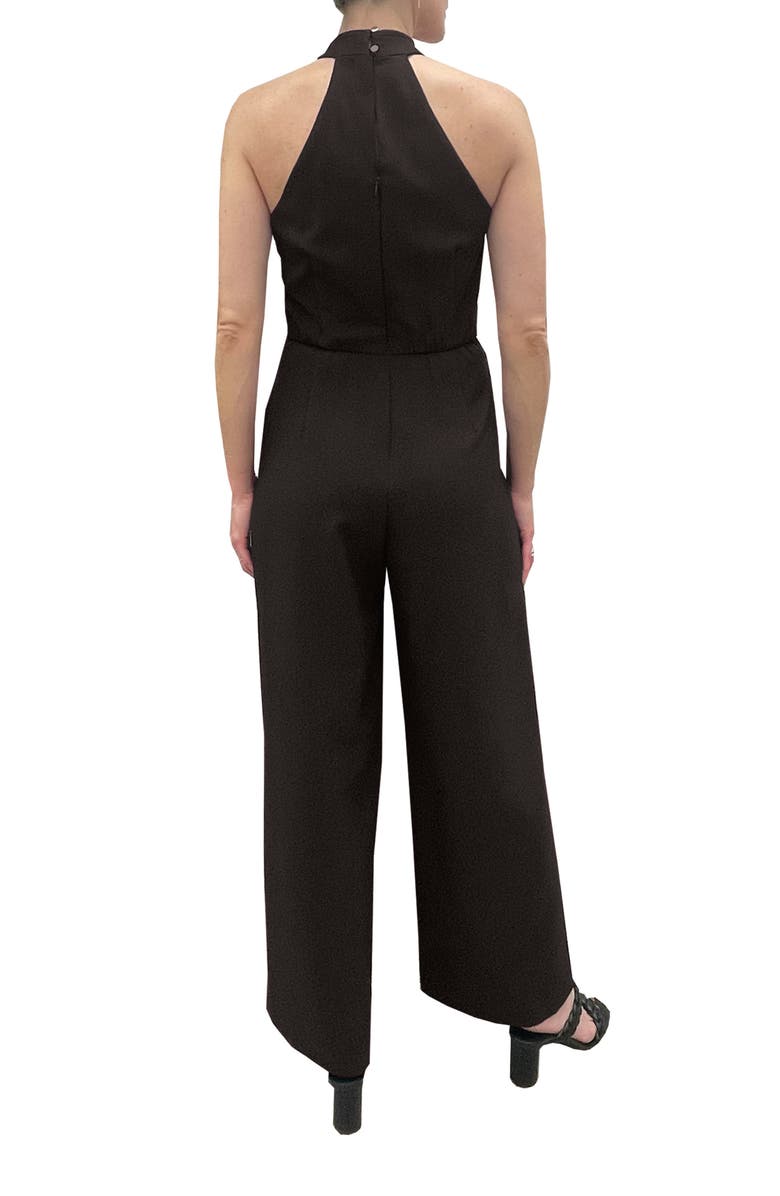 Julia Jordan Halter Neck Sleeveless Jumpsuit, Alternate, color,