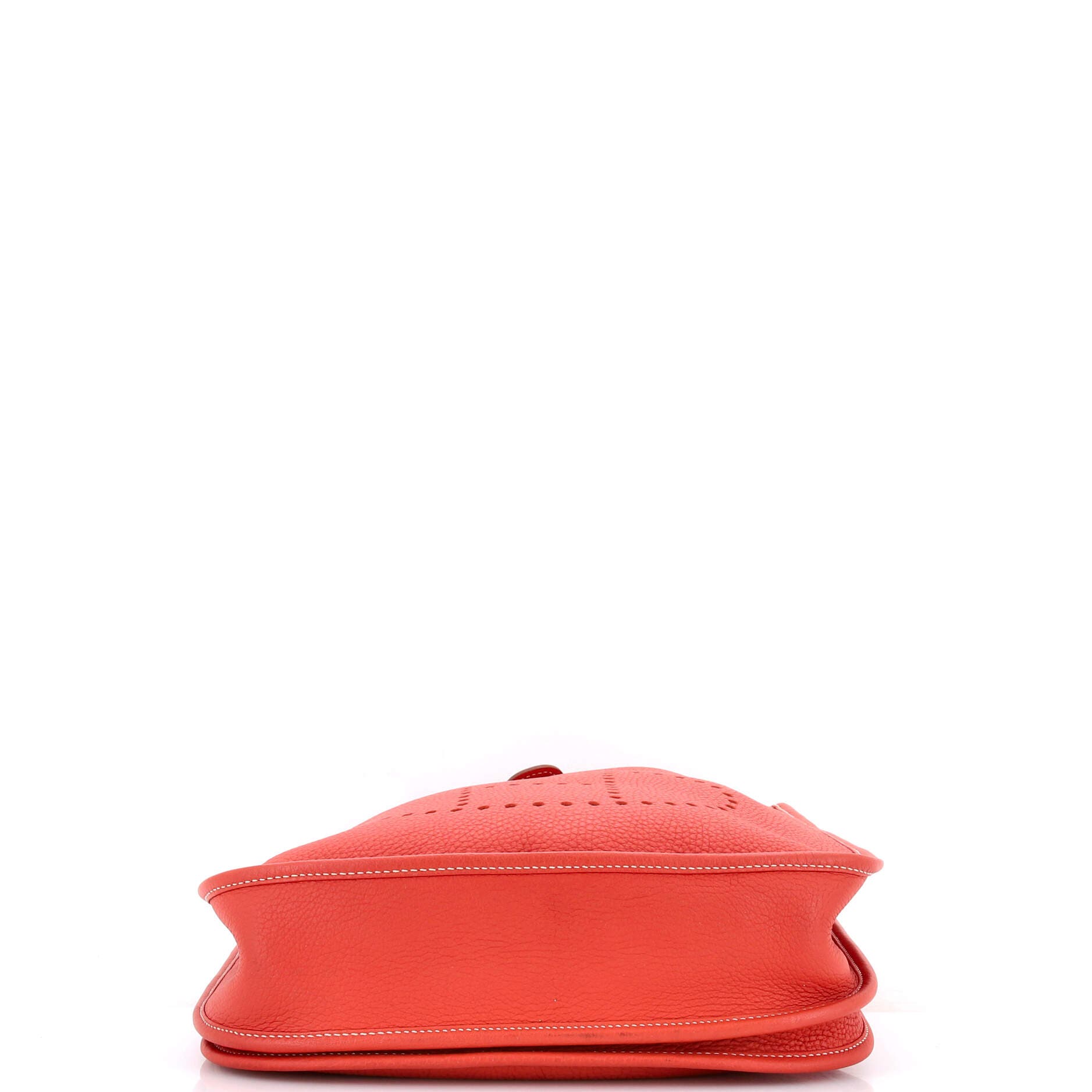 Pre-Owned Hermes Evelyne Bag Gen III Clemence PM, Alternate, color, Sanguine
