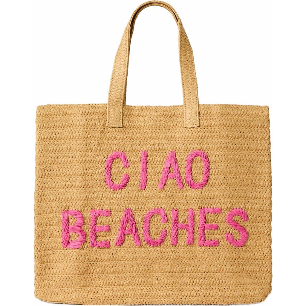 BTB Los Angeles CIAO BEACHES TOTE in Sand Fuchsia  product
