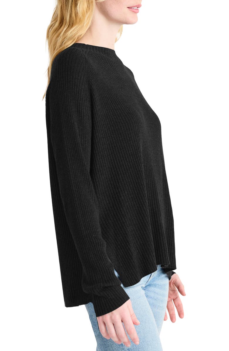 Splendid Georgie Rib Tunic Sweater, Alternate, color,