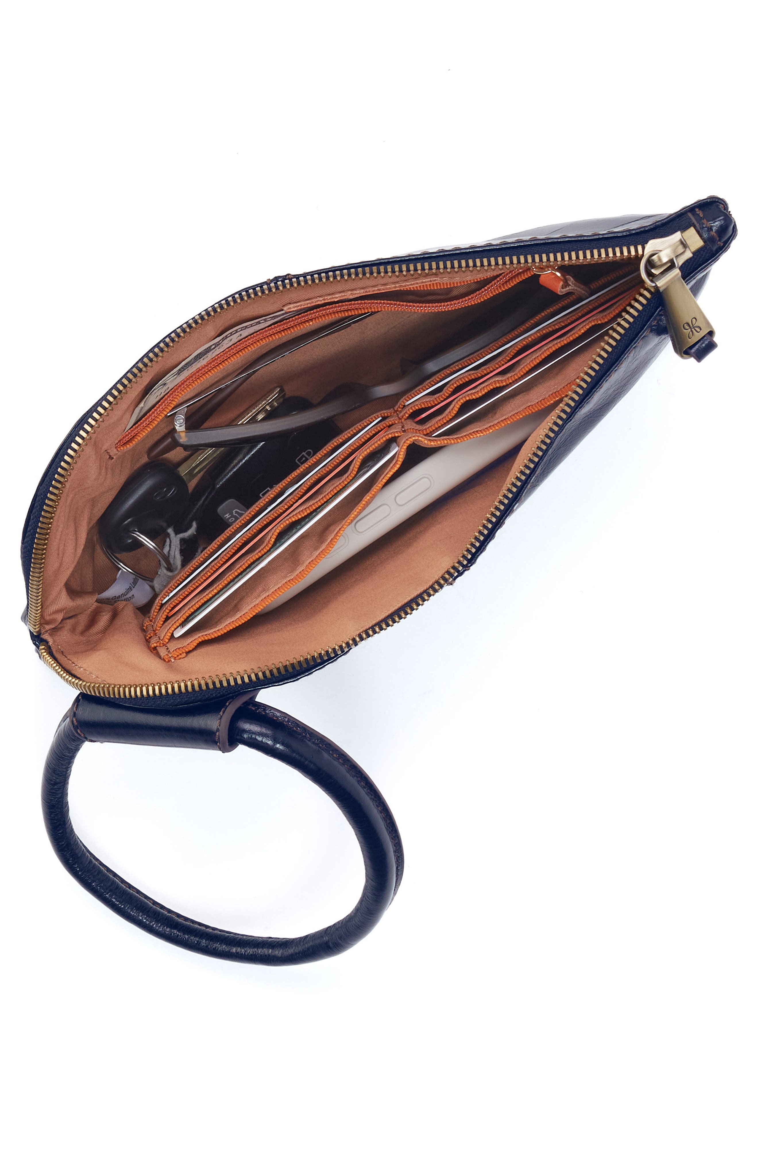 Sable Clutch, Alternate, color, INK NAVY
