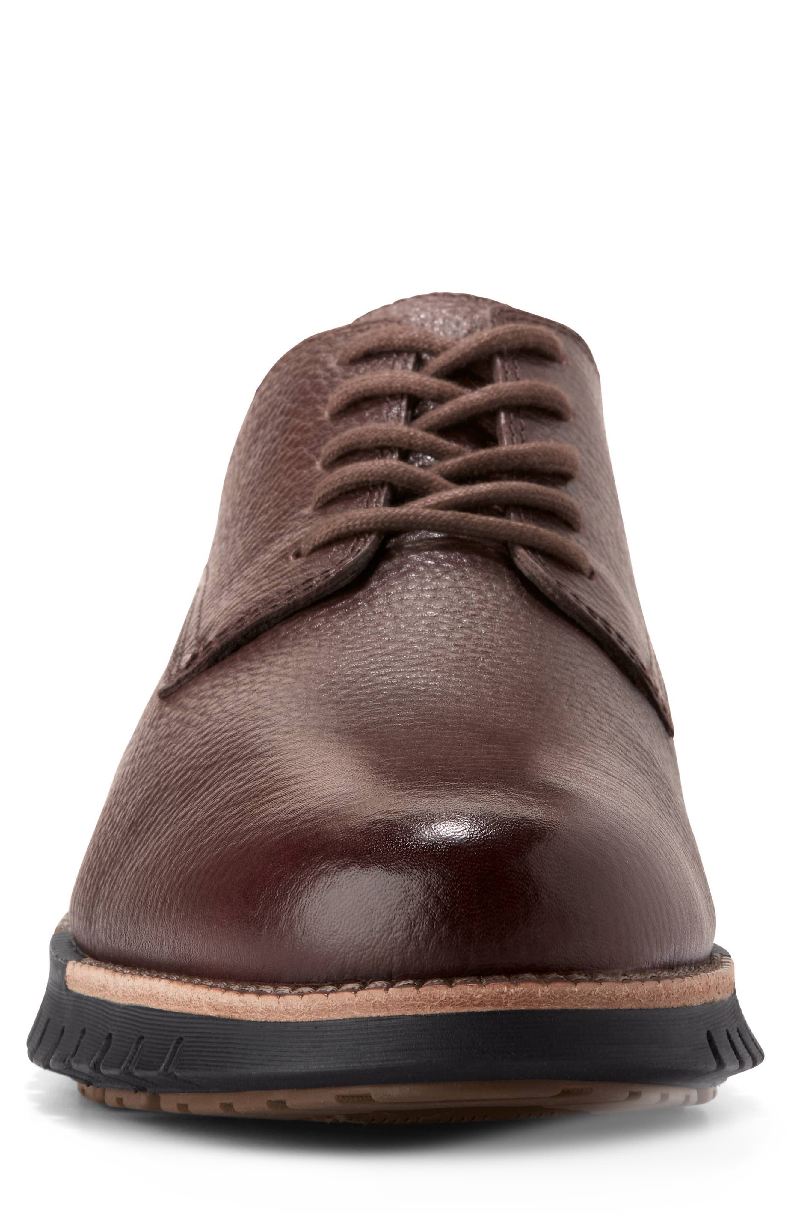 ZeroGrand Remastered Plain Toe Derby, Alternate, color, MADEIRA/ BL