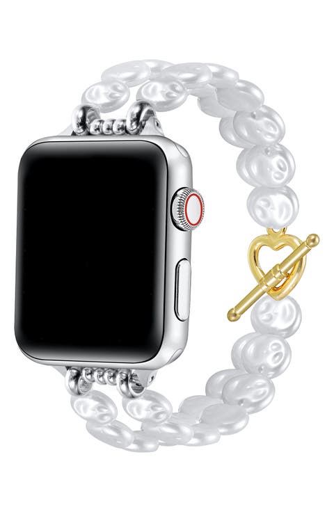 Eloise Faux Pearl Apple Watch® Watchband