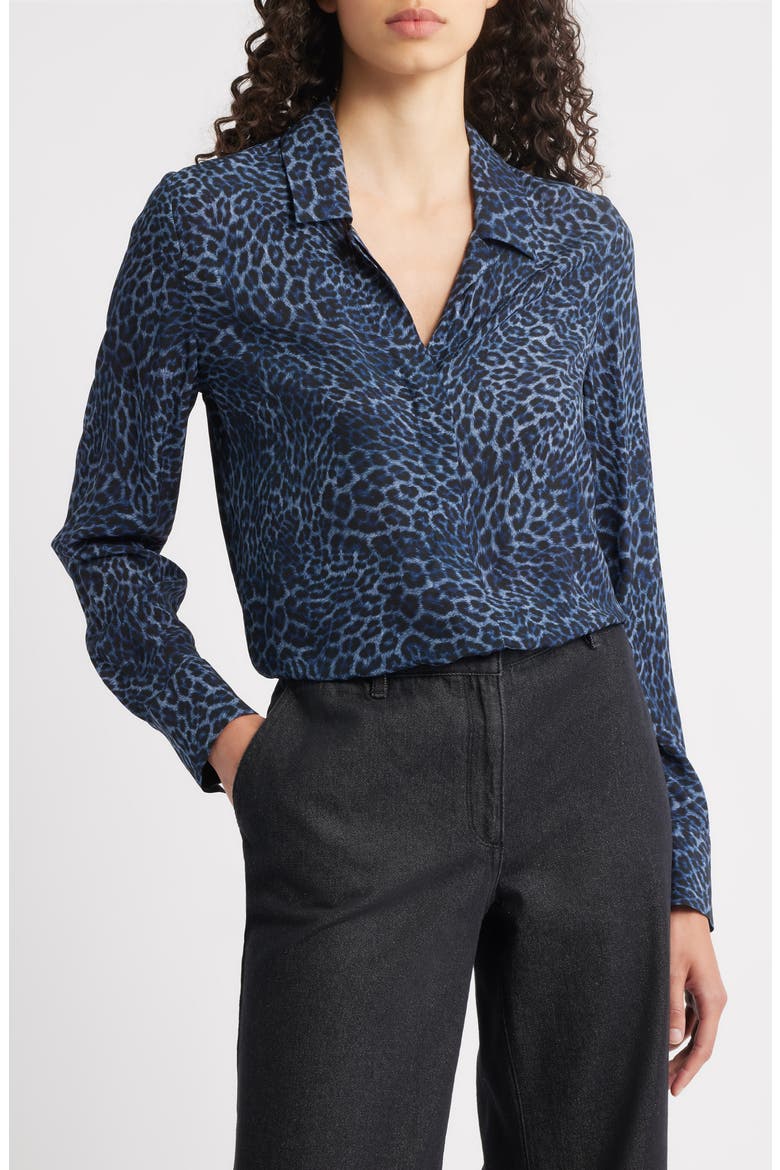 Gavin Button-Up Shirt, Main, color, MIDNIGHT MULTI