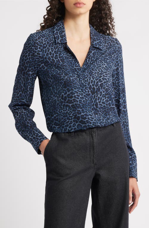 Kobi Halperin Gavin Button-up Shirt In Blue