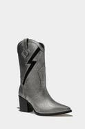 Dante Metallic Leather Boots Freddie