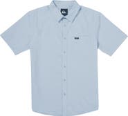 Quiksilver Ridgeport Regular Fit Short Sleeve Performance Button-Up Shirt