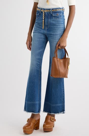 Chloé Small Spin Leather Crossbody Tote | Nordstrom