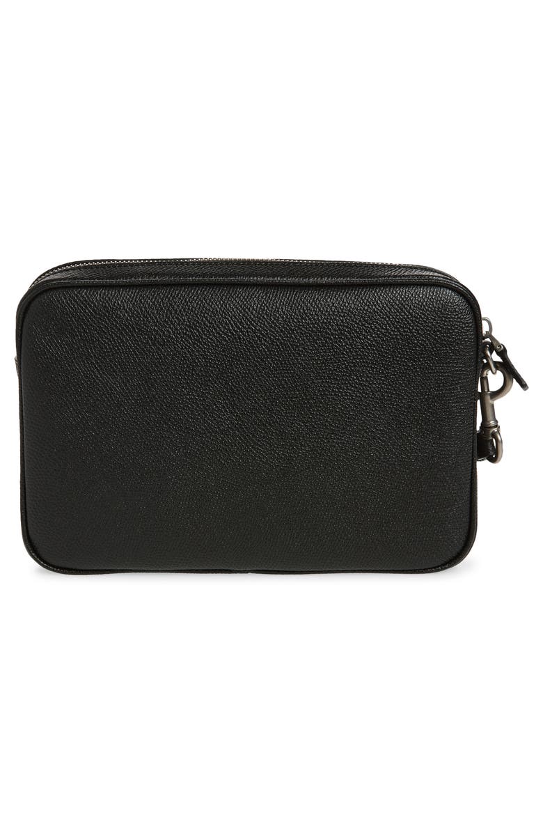Valentino Signature VLOGO Zip Pouch, Alternate, color, Black