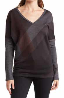GO COUTURE V-Neck Dolman Sweater