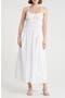 Shirred Cotton Maxi Sundress