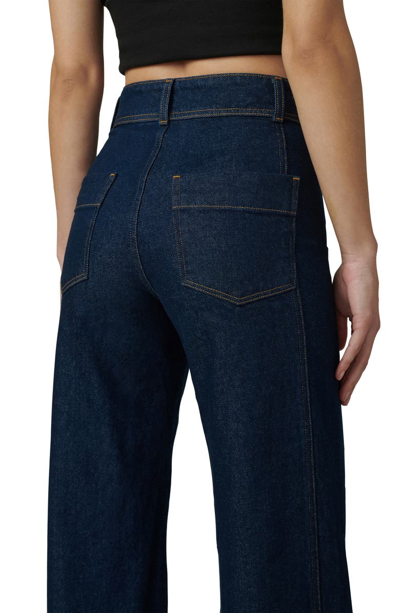 Joe's Seamed Wide Leg Denim Trouser Jeans, Alternate, color, Rinse