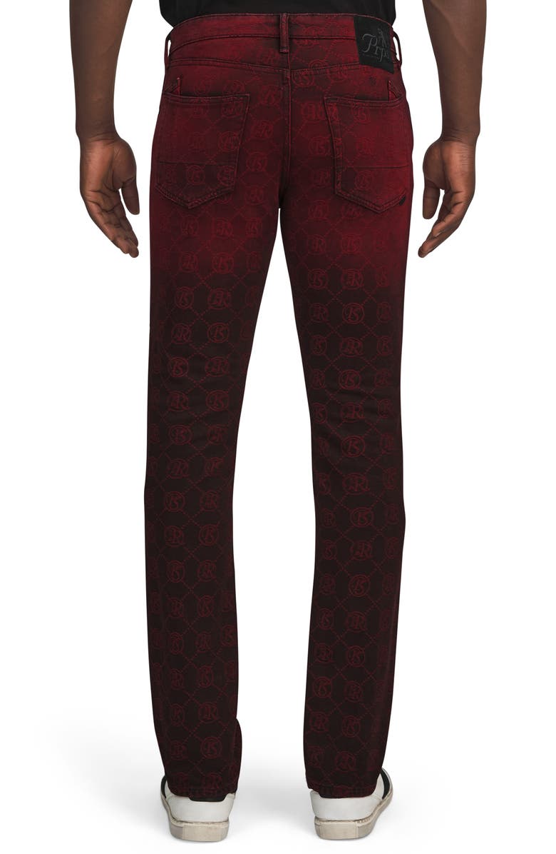 PRPS Purgatory Logo Print Straight Leg Jeans, Alternate, color,