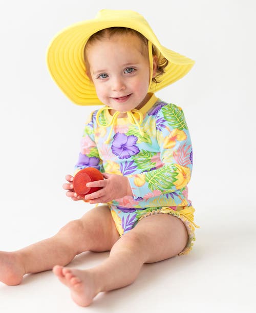 Rufflebutts Girls Upf50+ Sun Protected Swim Hat