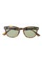 49mm Polarized Wayfarer Sunglasses