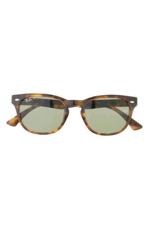49mm Polarized Wayfarer Sunglasses